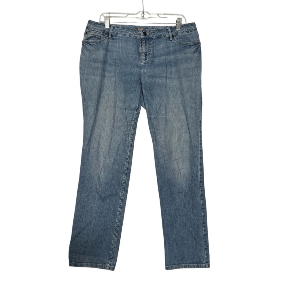 J. Jill STRETCH Skinny Jeans Size 12P Lighter Wash Comfy Spandex